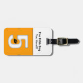 第5のバッグカスタムモノグラム旅行荷物タグ ラゲッジタグ (正面横)