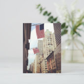 第5アベニューアメリカンフラッグNYCニューヨーク ポストカード (スタンド正面)