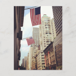 第5アベニューアメリカンフラッグNYCニューヨーク ポストカード