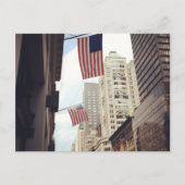 第5アベニューアメリカンフラッグNYCニューヨーク ポストカード (正面)