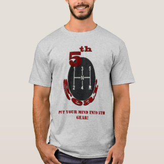 第5ギアのTシャツの灰色 Tシャツ