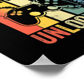 第5グレードのロック解除されたビデオゲームの戻り先 ポスター (角)