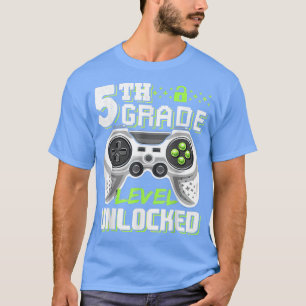 第5グレードのロック解除されたビデオゲーム新学期 Tシャツ