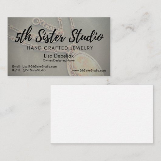 第5シスタースタジオ 名刺 (正面/裏面)