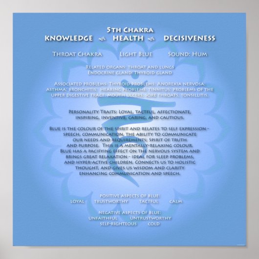 第5チャクラポスター ポスター (正面)