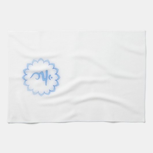 第5チャクラ キッチンタオル (横)