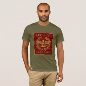 第5マケドニア軍団 羅馬エンブレム Tシャツ (正面フル)