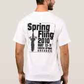 第5一年生植物、春の試み、Eureka Springs、AR Tシャツ (裏面)