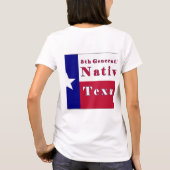 第5世代先住民テシャン国旗 Tシャツ (裏面)