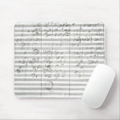 第5交響曲の第3動きのためのスコア マウスパッド (マウス)