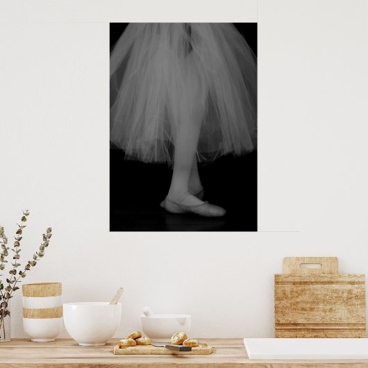 第5位白黒 – ポスター (キッチン)