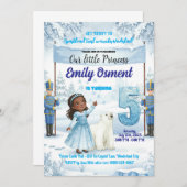 第5凍ってい誕生日招待状 招待状 (正面/裏面)