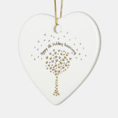 第5回ウッド結婚記念オーナメント セラミックオーナメント (左)