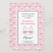 第5回ガールピンクの子猫誕生会 案内状 (正面/裏面)