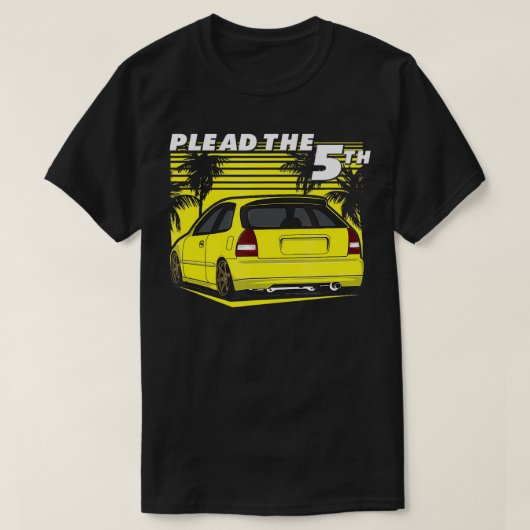 第5回シビックスハッチEKに願う Tシャツ (デザイン正面)