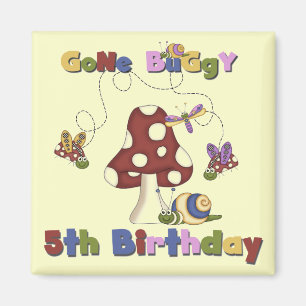 第5回バグ誕生日Tシャツとギフト マグネット