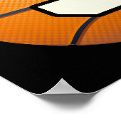 第5回バスケットボールと選手 ポスター (角)