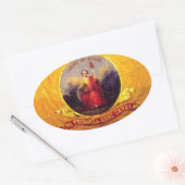 第5回バージニア騎兵 – アンヌプリンセス騎兵 楕円形シール (封筒)