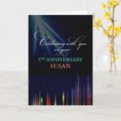 第5回従業員の記念日のスカイカスタマイズ、ブラック・コン カード (黄色い花)