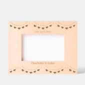 第5回木結婚生記念日 レーザー彫刻フレーム (正面)