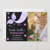 第5回Mermaid誕生日招待状（写真あり） 招待状 (正面)