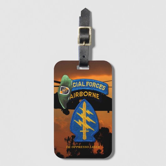 第5回SFGA特殊部隊グループグリーンベレー ラゲッジタグ (正面縦)