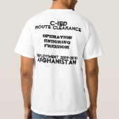 第5大隊の第3野戦砲兵 Tシャツ (裏面)