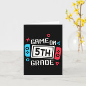 第5学年おもしろいチーム第5新学期 カード (黄色い花)