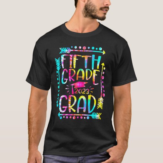 第5学年卒業2023年度学校の最終日 Tシャツ (正面)