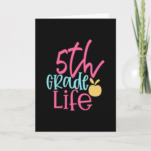 第5学年生活 カード (正面)