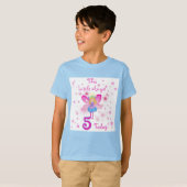 第5少し天使の誕生日のTシャツおよびギフト Tシャツ (正面フル)