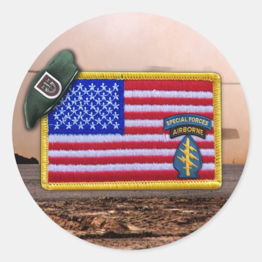 第5期特殊部隊キャンベル退役軍人シール ラウンドシール (正面)