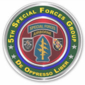 第5期特殊部隊グループビニールカー シール (正面)