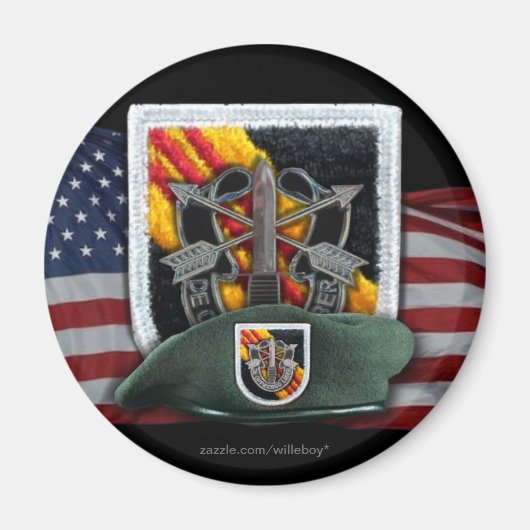 第5期特殊部隊グループフラッシュベトナムマグネットベッツ マグネット (正面)