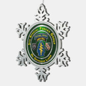 第5期特殊部隊グループ スノーフレークピューターオーナメント (右)