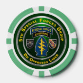 第5期特殊部隊グループ ポーカーチップ (正面)