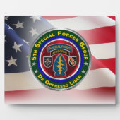 第5期特殊部隊グループ（空挺部隊） フォトプラーク (正面)