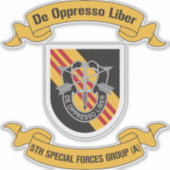 第5期特殊部隊グループ（空挺部隊）第5期特殊部隊 シール (正面)