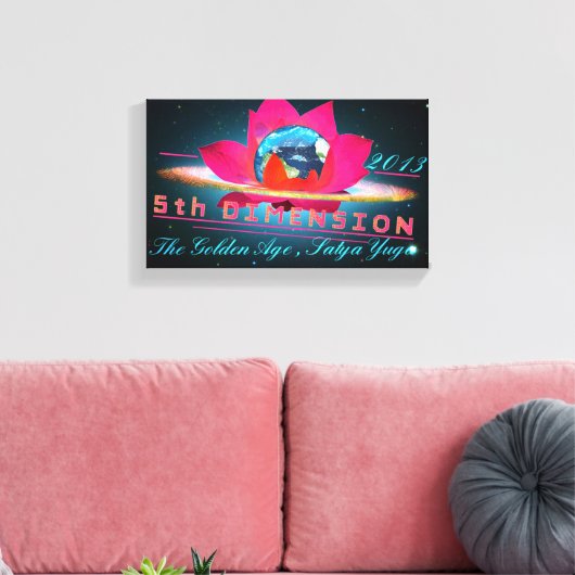 第5次元 – キャンバスプリント (インサイチュ (リビング))