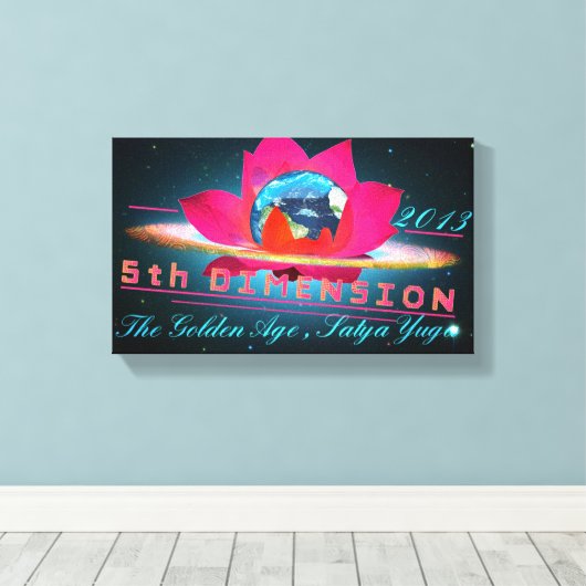 第5次元 – キャンバスプリント (インサイチュ (ウッドフロア))