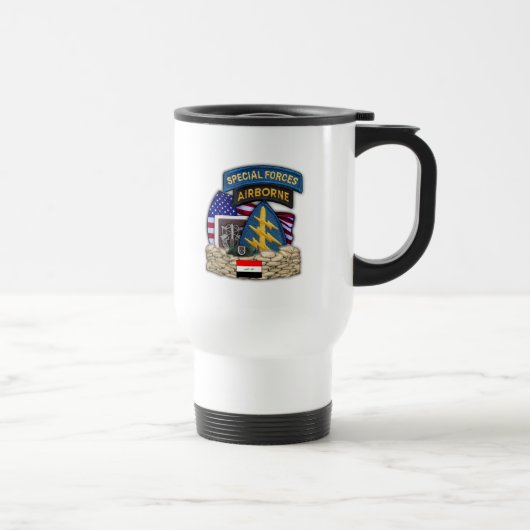 第5次特殊部隊イラク軍退役軍人Mug トラベルマグ (右)