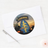 第5次特殊部隊グリーンベレッツlrps nam ラウンドシール (封筒)