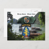 第5次特殊部隊グリーンベレテベトナム戦争 ポストカード (正面/裏面)