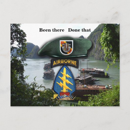 第5次特殊部隊グリーンベレテベトナム戦争 ポストカード (正面)