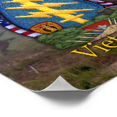 第5次特殊部隊グリーンベレーべトナム戦争プリント ポスター (角)