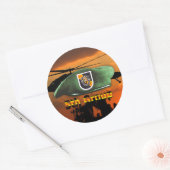 第5次特殊部隊グループグリーンベレーSFG SFベッツ ラウンドシール (封筒)