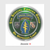 第5次特殊部隊グループ空挺部隊 シール (シート)