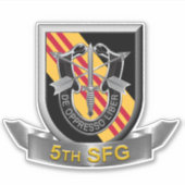 第5次特殊部隊グループ空挺部隊 シール (正面)