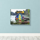 第5次特殊部隊sfgグリーンベレーツナム戦争プリント キャンバスプリント (インサイチュ (ウッドフロア))