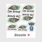 第5次特殊部隊SFGA SFGグリーンベレーツコンター シール (シート)